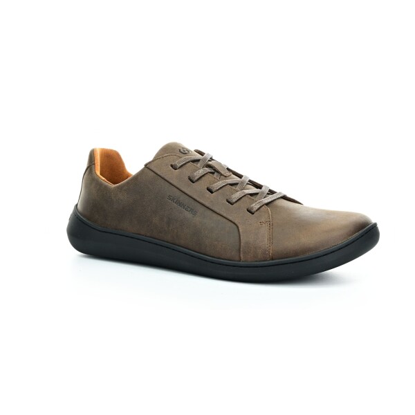 Skinners Moonwalker Leather Dark Brown/Black barefoot topánky 42 EUR