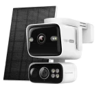 TP-LINK Tapo C675D Kit / Vonkajšia IP kamera solárny panel / Duálny objektív 4K / Pan/Tilt / IP65 / Wi-Fi (Tapo C675D KIT)