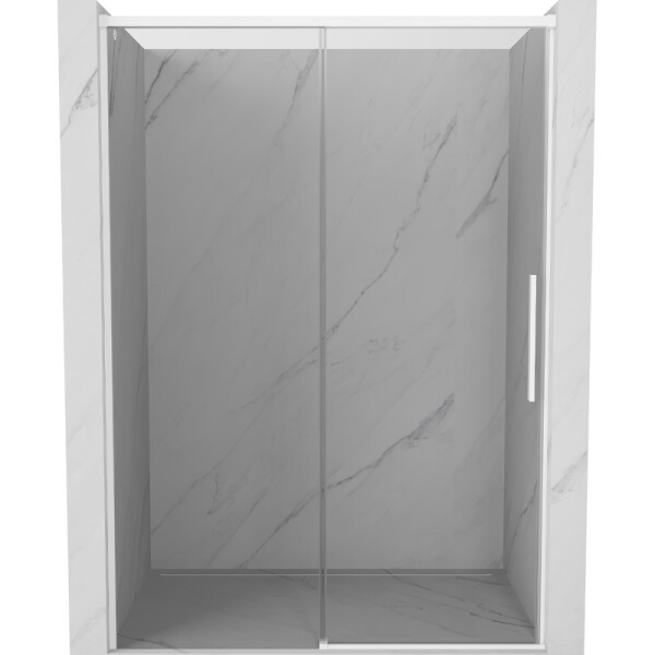 MEXEN/S - Rox posuvné sprchové dvere 140, transparent, biela 8C2-140-000-20-00