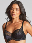 Vystužená podprsenka Panache Clara Full Cup charc/black 7255 80GG