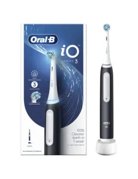Oral-B iO Series 3 Matt Black / Elektrická zubná kefka / magnetické iO / 3 režimy / cestovné puzdro (8006540731536)