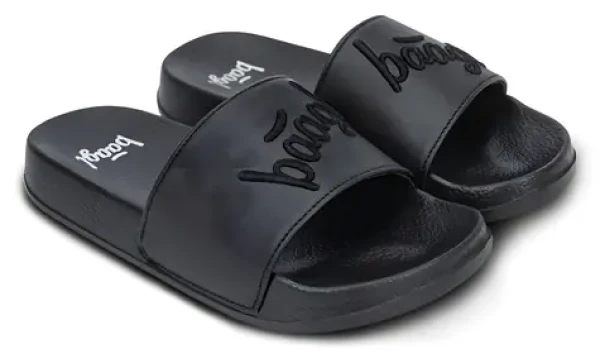 BAAGL Prezuvky Logo Black veľ. 28 / Protišmyková EVA podrážka