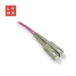 Lynx SC-SC / Optický patch kábel / Duplex / 50/125 MM OM4 / 3 m (LX-DPX-SC/SC-OM4-3)