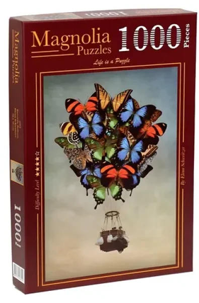 MAGNOLIA Puzzle Balón z motýľov