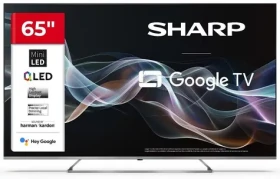 65" Sharp 65JP7265E čierna / 3840 x 2160 / QLED / HDMI / USB / Wi-Fi / DVB-TT2CSS2 / repro 24W (65JP7265E)