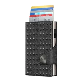 TRU VIRTU Click Slide Punk Silver/Silver / Peňaženka / RFID ochrana / koža a hliník / až 12 kariet (24104000708)
