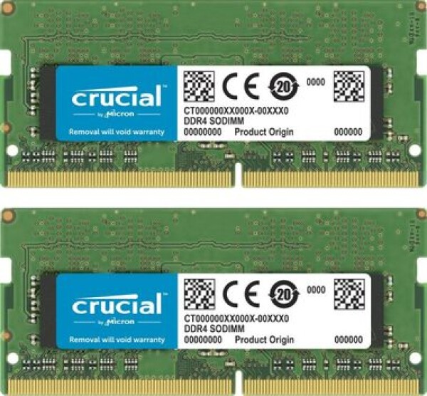 CRUCIAL Memory for Mac 16GB (2x8GB) 2400 MHz / SO-DIMM / DDR4 / PC4-19200 / CL17 / 1.2V (CT2K8G4S24AM)