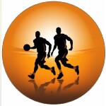 Jedlý papier hráčov basketbalu 19,5 cm - Pictu Hap