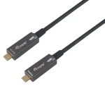 Equip USB-C 3.2 Gen 2 AOC čierny / Kábel USB-C - USB-C / 10 m / 10 Gbit/s / 8K 60 Hz / PD 60 W (119468)