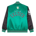 Mitchell & Ness NBA Boston Celtics Primetime Heavyweight Satin Jacket Vintage Celtics Logo M JK8453-BCEKYGN Pánske M