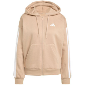 Mikina adidas Essentials s 3 prúžkami a celoprepínacím fleecovým šiltom W JX7706 M