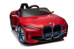 Mamido Mamido Elektrické autíčko BMW i4 červené 12V7Ah EVA kolesá ECO Koža