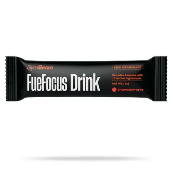 FueFocus Drink - GymBeam (jahoda kivi, 5 g) (110866-2-5g-strawberrykiwi)