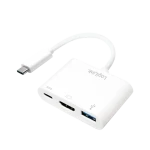 LogiLink UA0258 biela / USB-C Hub / 1x USB-C / 1x USB-A / 1x HDMI (UA0258)