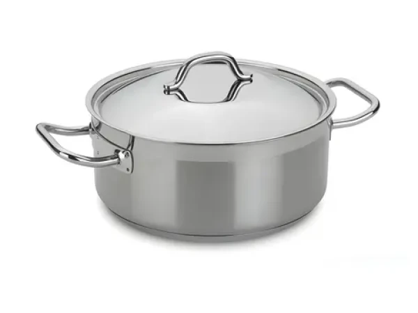 Silampos PROFI TEJO 20 cm / Kastról / 2,6 l / s pokrievkou / nerez 18/10 / pre indukciu (632125641020100)