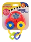 TEDDIES Hrkálka auto / Na batérie / Zvuk a svetlo / 10x11 cm / 3m+