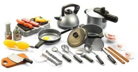 ECOTOYS Sada kuchynského riadu s grilom
