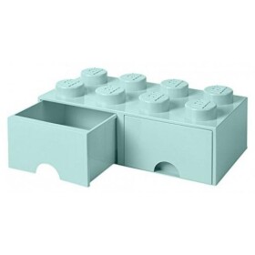 LEGO 40061742 Room Copenhagen Úložný box so šuplíkom 250x500x180mm - aqua