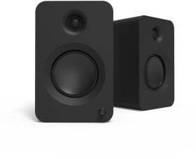 C2G KANTO AUDIO 200W POWERED BOOKSHELF SPEAKERS WITH HDMI ARC, USB-C, AND BLUETOOTH 5.3 - MATTE BLACK, PAIR (INCL. TYPE C POWER CORD)