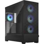 Fractal Design Pop XL Air RGB TG Clear Tint čierna / ATX / 4X 120mm RGB / 2x USB 3.0 / priehľadná bočnica / bez zdroja (FD-C-POR1X-06)