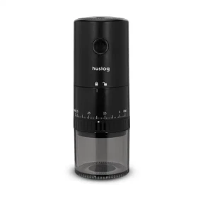 Huslog HUS1063 čierny / Mlynček na kávu / akumulátorový / keramické mlecie kamene / USB-C nabíjanie (OWN000141)