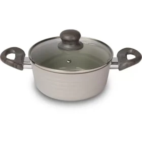 Lamart Stripe Kastról s pokrievkou 1.6L šedá / 18 x 8.5 cm / hliník (8590669364404)