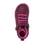 Dievčenské celoročné barefoot topánky Bugga KAMA Burgundy B00200-07 - 31
