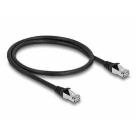 Delock 80133 RJ45 sieťové káble, prepojovacie káble CAT 6A S/FTP 0.50 m čierna 1 ks; 80133