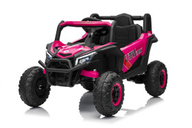 Mamido Mamido Elektrické autíčko Buggy Madman ružové | UTV-MX 4x4 | EVA kolesá | 12V 10Ah | EKO koža
