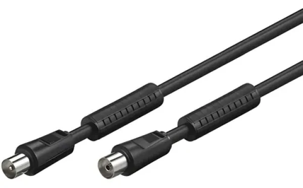 Good Connections anténny kábel čierny / Anténny kábel / 10 m / 75 Ohm / dvojité tienenie (S-PAK10S)