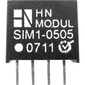 HN Power SIM1-2405-SIL4 DC / DC menič napätia, DPS 24 V/DC 5 V/DC 200 mA 1 W Počet výstupov: 1 x; SIM1-2405-SIL4