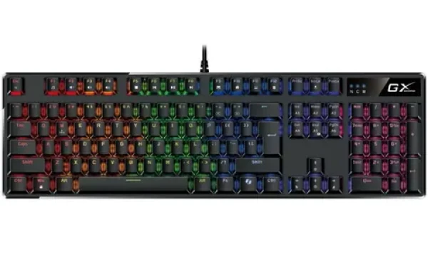 Genius GX GAMING Scorpion K12 čierna / Herná drôtová klávesnica / mechanická / RGB / Copilot / USB / CZ+SK layout (31310057403)