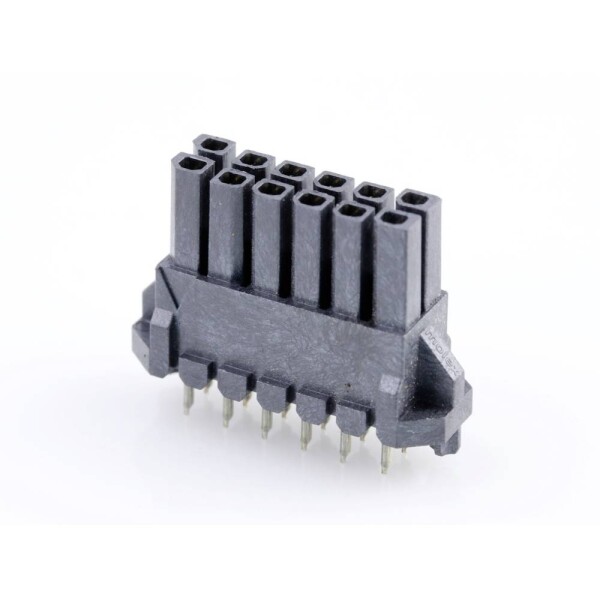 Molex vstavaná pinová lišta (štandardná) Počet pólov 12 447691202 1 ks Tray; 447691202
