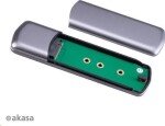 Akasa AKASA externí box pro M.2 SATA/NVMe SSD, USB 3.2 Gen 2, 10Gb/s, hliník