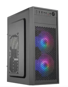 Eurocase ML N6-530B čierna / Skriňa / ATX / 2x USB-A 3.0 / 2x 120mm ARGB fan / bez zdroja (P001039859535)