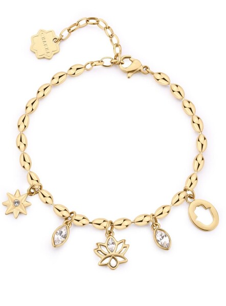 Brosway Jedinečný pozlátený náramok s príveskami Chakra BHKB252