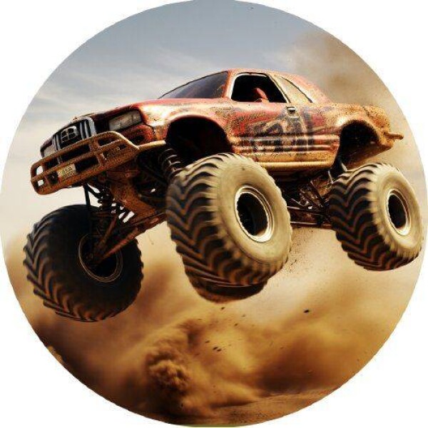 Jedlý papier Monster Truck skok 19,5 cm - PICTURE - PICTURE