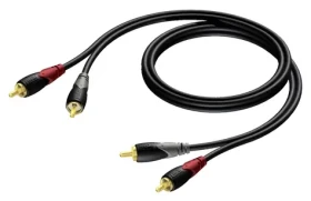 Procab CLA800/1 / Kábel RCA / 2x RCA - 2x RCA / 1 m (1KPCL079)