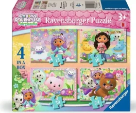 Ravensburger Puzzle Gábinin kúzelný domček 4v1/12, 16, 20 a 24 dielikov