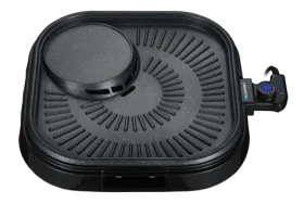 Blaupunkt GRT601 čierna / elektrický gril / 1500W / nastavenie teploty / plocha 40 x 40 cm (GRT601)