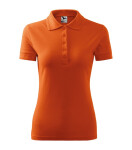 Dámske tričko Pique Polo oranžové XL