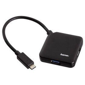 Hama USB 3.1 húb / 4-portový / čierna / (135750-H)