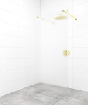 Sprchová zástena Walk-in 120 cm SAT vo farbe profilu zlatá SATBWI120MSZAVZ SATBWI120MSZAVZ