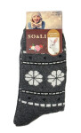 WiK SO&LI 002 Dámske ponožky Angora 113 35-42 grafit 35-38
