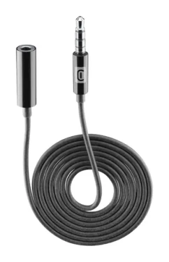 Cellularline Wired Extension Predlžovací AUX kábel s 3.5 mm konektorom (AUXWIREDEXTENSIONK)