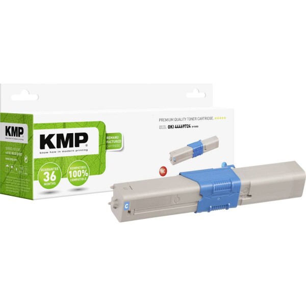 KMP O-T49CX toner náhradný OKI 44469724 zelenomodrá 5000 Seiten kompatibilná náplň do tlačiarne; 1333,3003