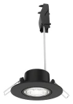 Philips Cilantro 5W 4000K čierna / LED podhľadové svietidlo / 550lm / 9cm / IP20 (929004721331)