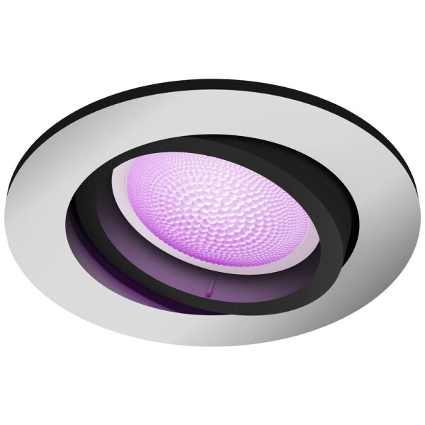 Philips Hue WA Milliskin zápustné LED svietidlo hranaté GU10 1x5W hliník / 350lm / 2200-6500K / IP20 (SKL000363499)