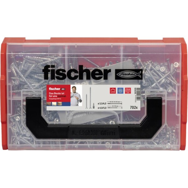 Fischer FixTainer PowerFast II TX 562928 sada skrutiek do drevotriesky ocel glavanizované zinkom 1 sada; 562928