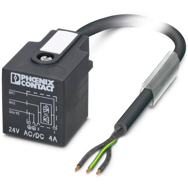 Sensor/Actuator cable SAC-3P-M12MR/3,0-PUR/A-1L-Z 1439366 Phoenix Contact; 1439366